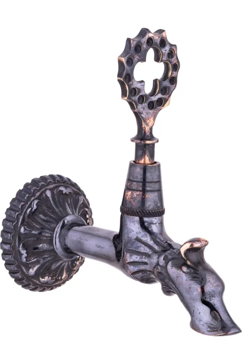 Antique Fish Motif Brass Hammam Faucet