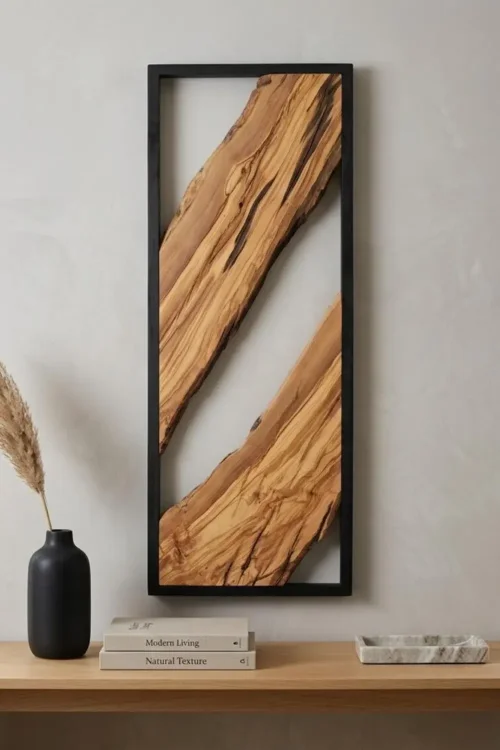 Handcrafted Olive Wood Wall Art