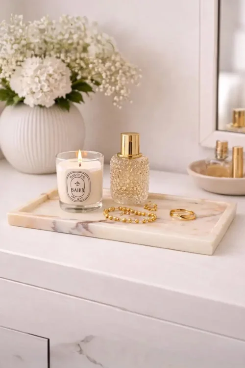 Marble Bathroom Tray