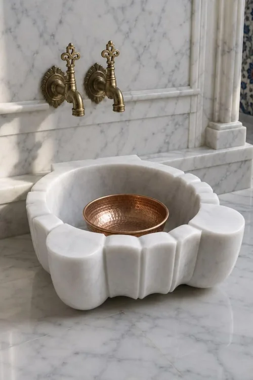 Ottoman Style Turkish Hammam Basin