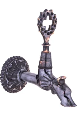Antique Fish Motif Brass Hammam Faucet