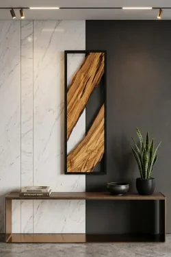 Handcrafted Olive Wood Wall Art