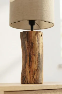 Handmade Wooden Table Lamp