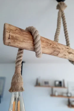 Natural Wood Pendant Light