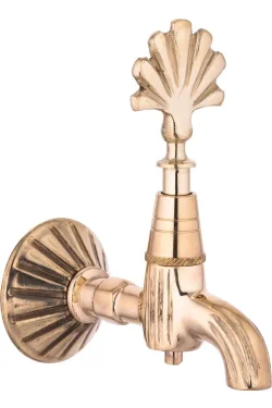 Ottoman Brass Fountain Faucet – Gold Finish