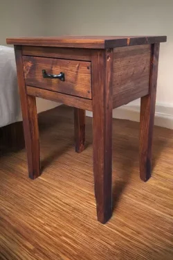 Solid Wood Nightstand