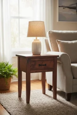 Solid Wood Nightstand