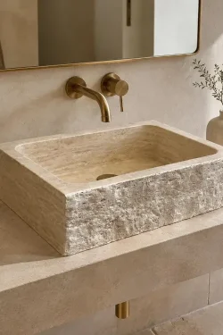 Travertine Sink