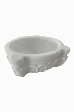 White Marble Kurna Sink