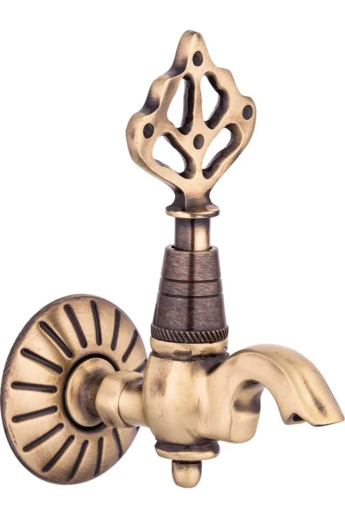 Ottoman Brass Wall Faucet – Traditional Hammam Style