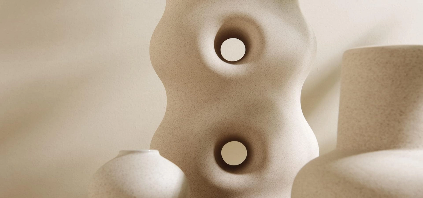 Elegant handmade stone objects